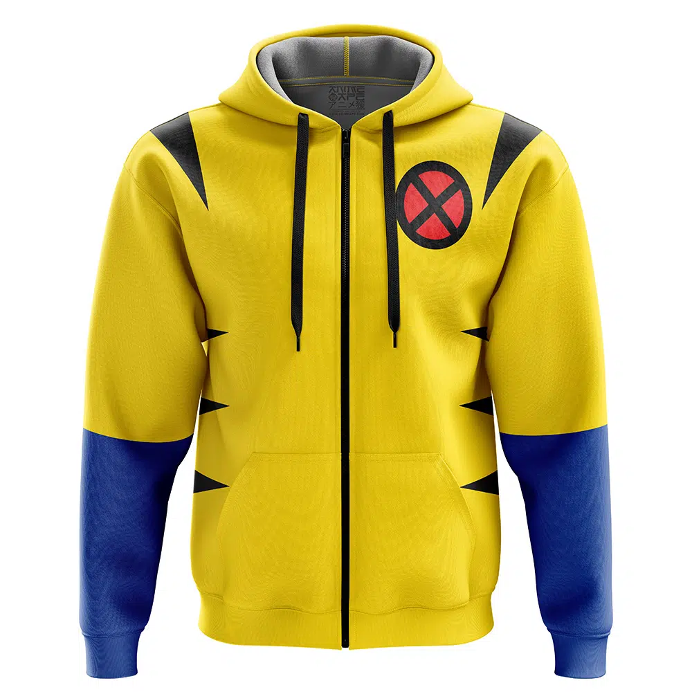 Buildercar - Wolverine Marvel Comics Zip Hoodie Jacket