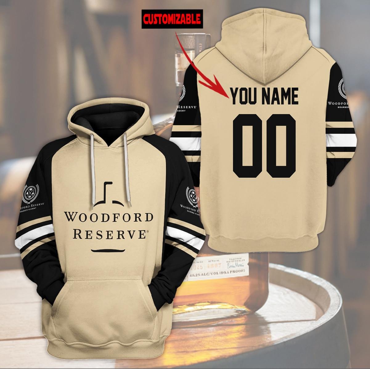 Buildercar - Woodford Reserve Personalized 3d Hoodie