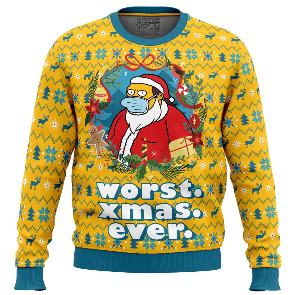 Buildercar - Worst Christmas Ever Simpsons Ugly Christmas Sweater