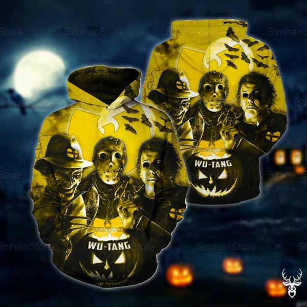 Buildercar - Wu Tang Clan Hip Hop ,wu Tang Clan Halloween Movies 2k709 Fan Gift Stylist Unisex Cartoon 3d Hoodie 2636