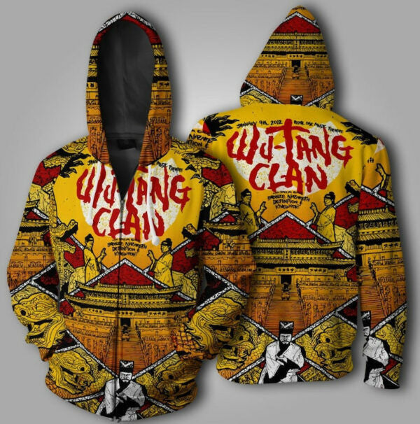 Buildercar - Wu Tang Clan Hip Hop,wu Tang Clan Rock And Roll 2k722 Fan Gift Stylist Unisex Cartoon 3d Hoodie 2333
