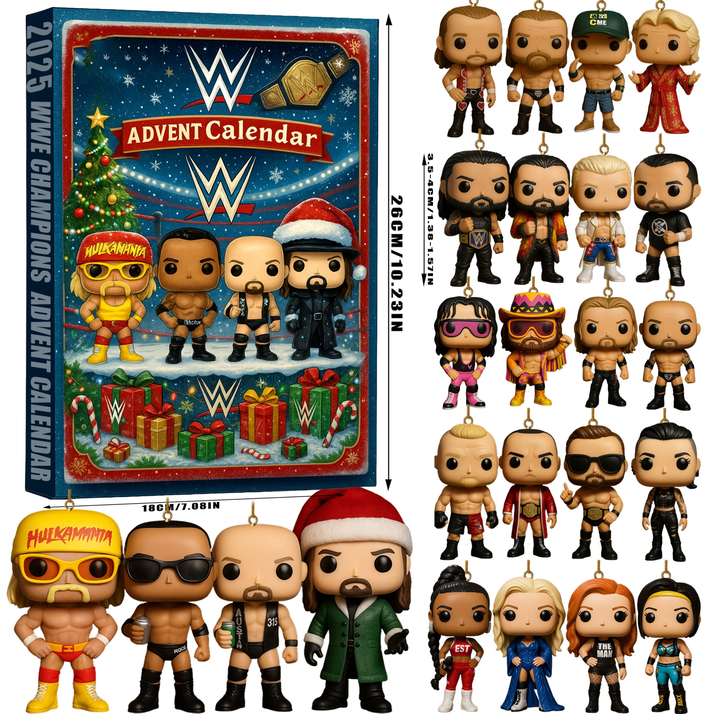 Buildercar - WWE Champions Advent Calendar 2025 -2D Acrylic