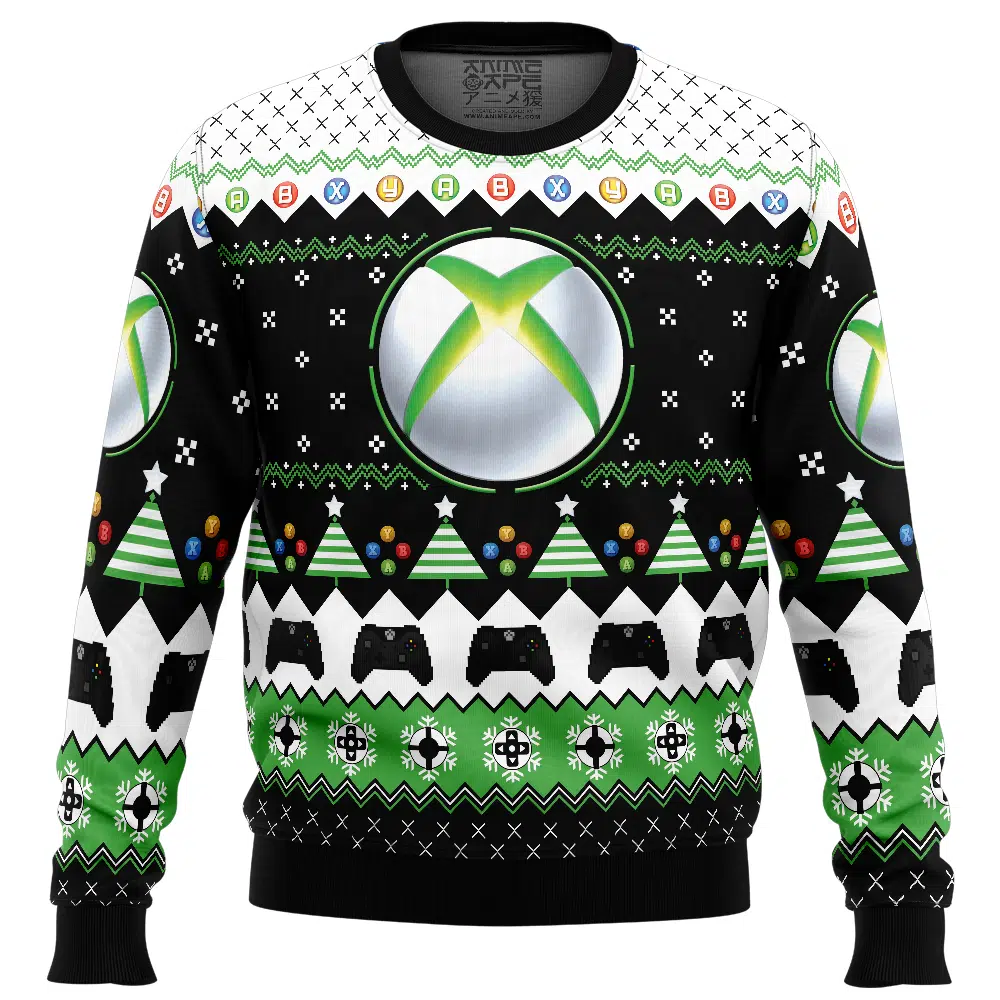 Buildercar - Xbox Ugly Christmas Sweater