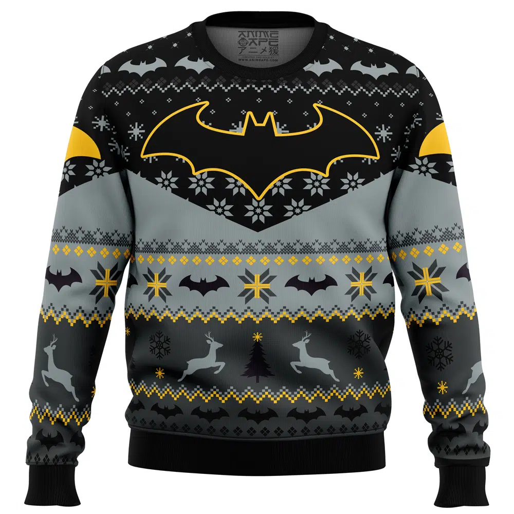 Buildercar - Xmas Batman DC Comics Ugly Christmas Sweater
