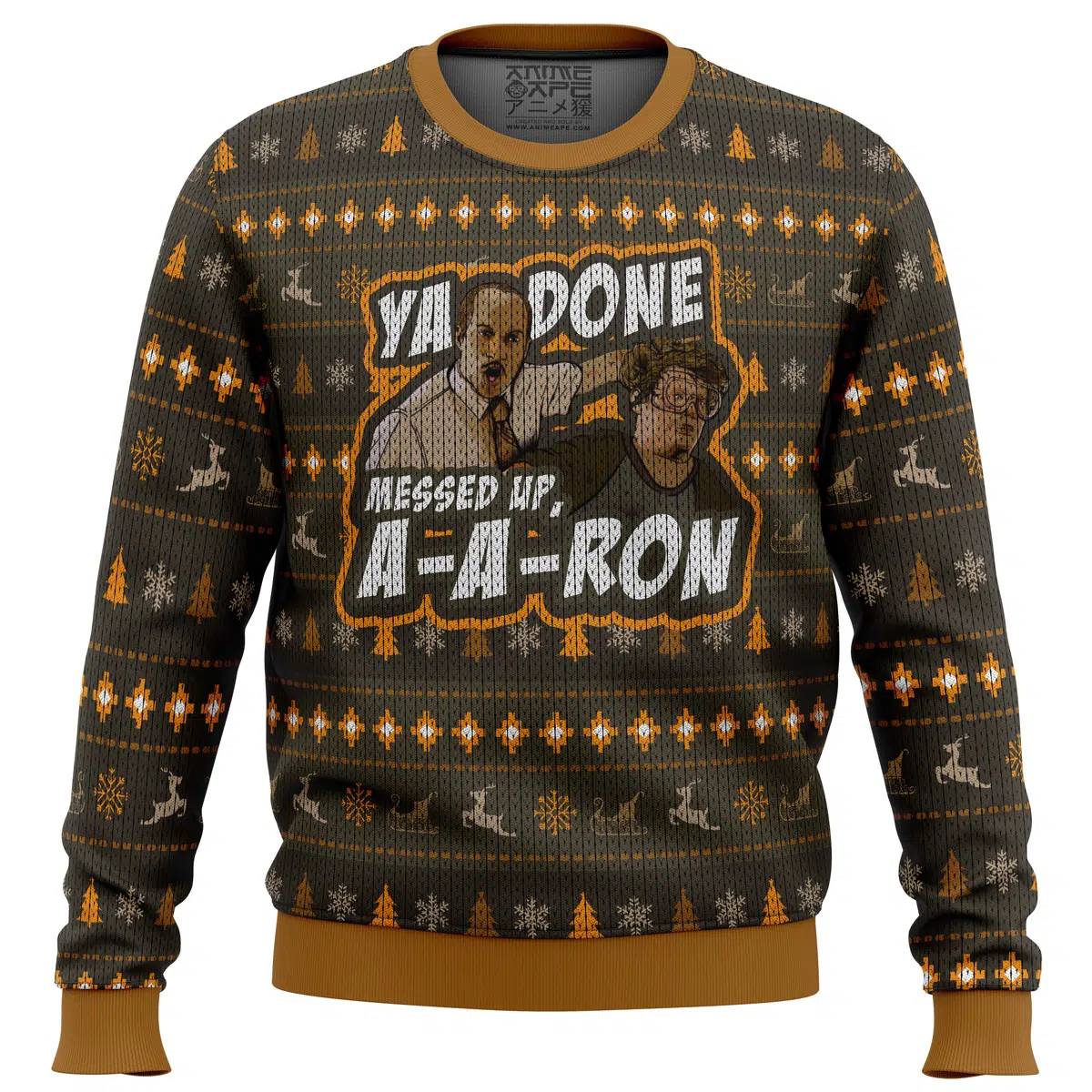 Buildercar - Ya Done Messed Up Aaron Key And Peele Ugly Christmas Sweater