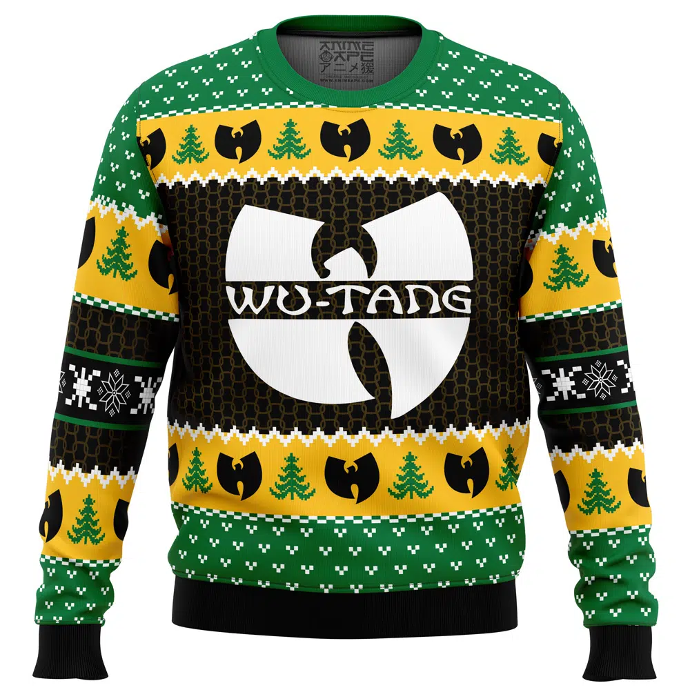 Buildercar - Yah It's Christmas Time Yo Wu Tang Clan Ugly Christmas Sweater