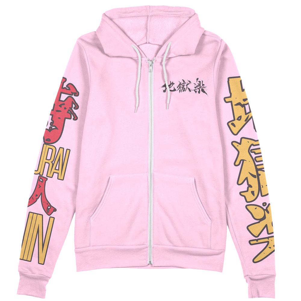 Buildercar - Yamada Asaemon Sagiri Hell’s Paradise Streetwear Zip Hoodie Jacket - Image 2