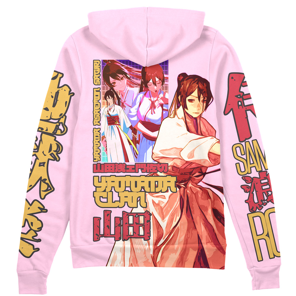 Buildercar - Yamada Asaemon Sagiri Hell’s Paradise Streetwear Zip Hoodie Jacket