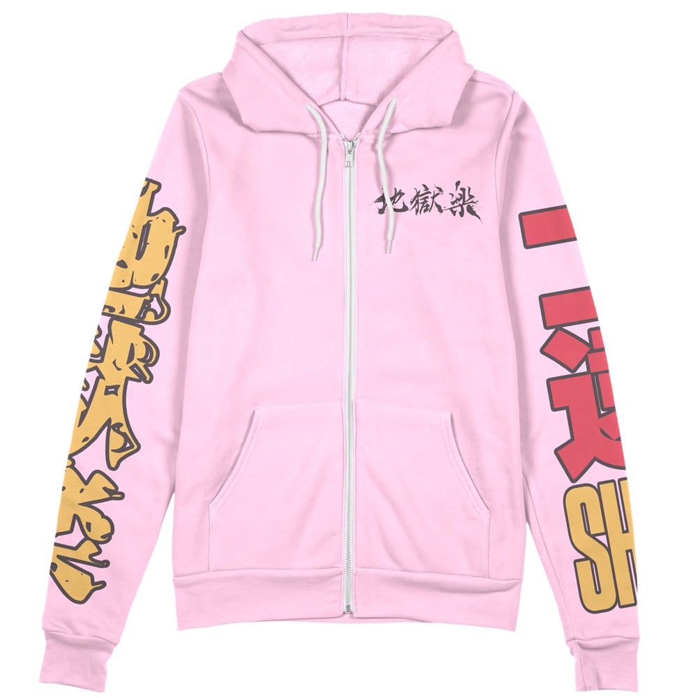 Buildercar - Yamada Asaemon Shion Hell’s Paradise Streetwear Zip Hoodie Jacket - Image 2