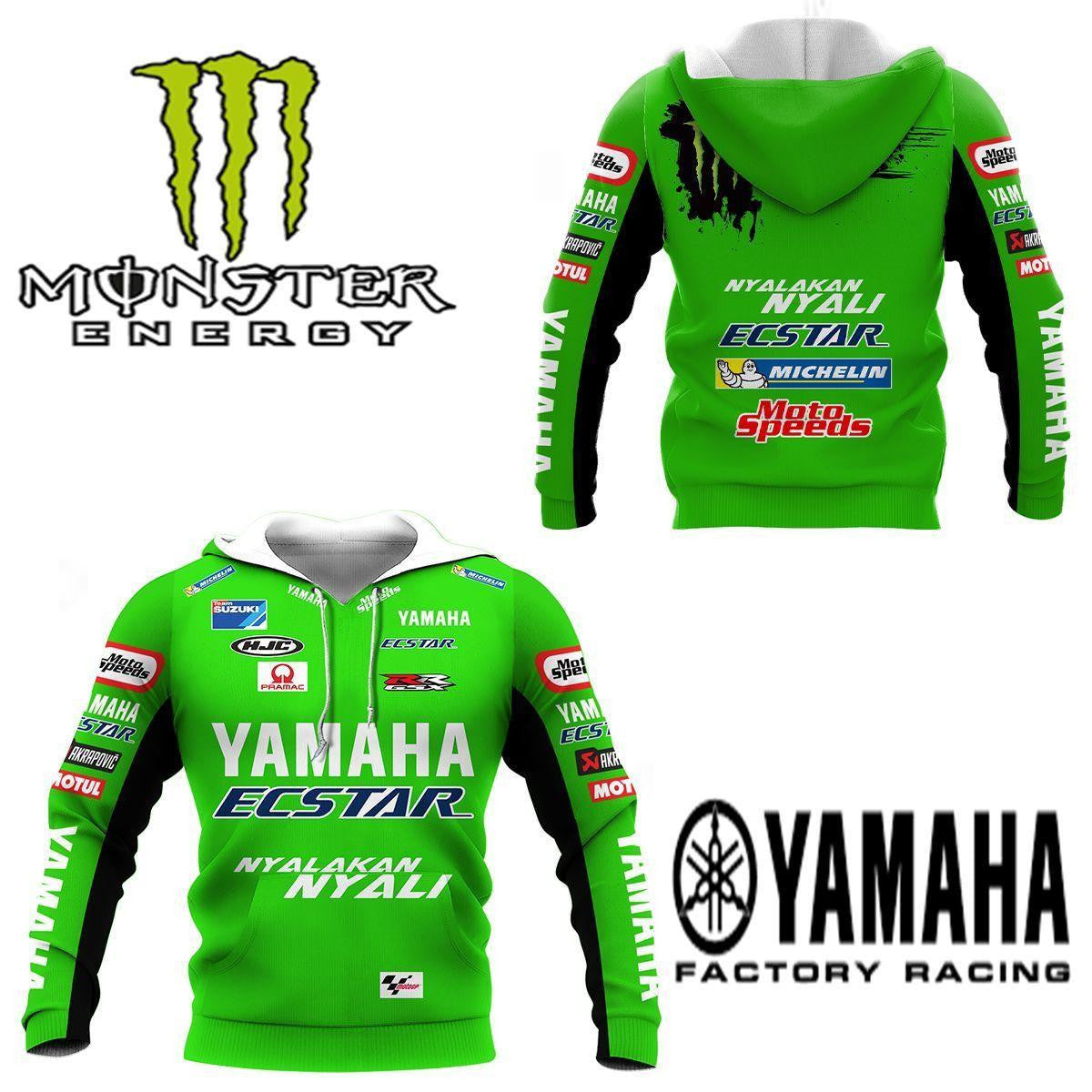 Buildercar - Yamaha Monster Shirt Fan Gift 255, Stylist Unisex 3d Hoodie