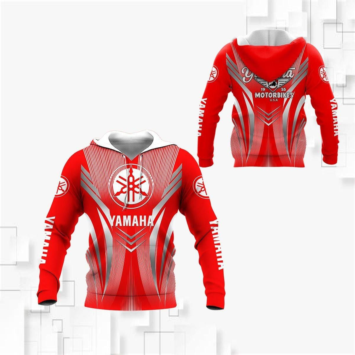 Buildercar - Yamaha Motorbikes 1955, Yamaha All Over Print Hoodie 128