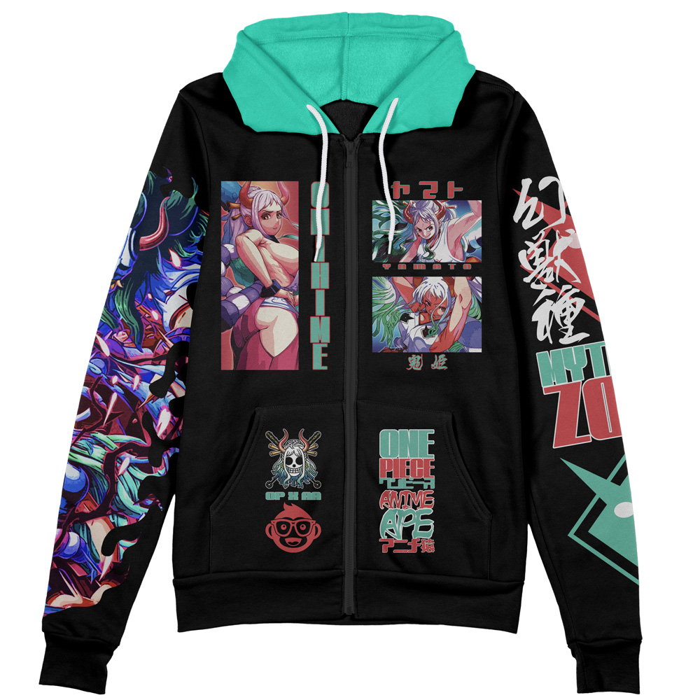 Buildercar - Yamato V3 One Piece Streetwear Zip Hoodie Jacket - Image 2