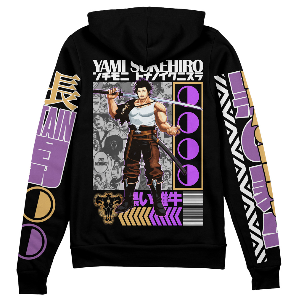 Buildercar - Yami Sukehiro V2 Black Clover Streetwear Zip Hoodie Jacket