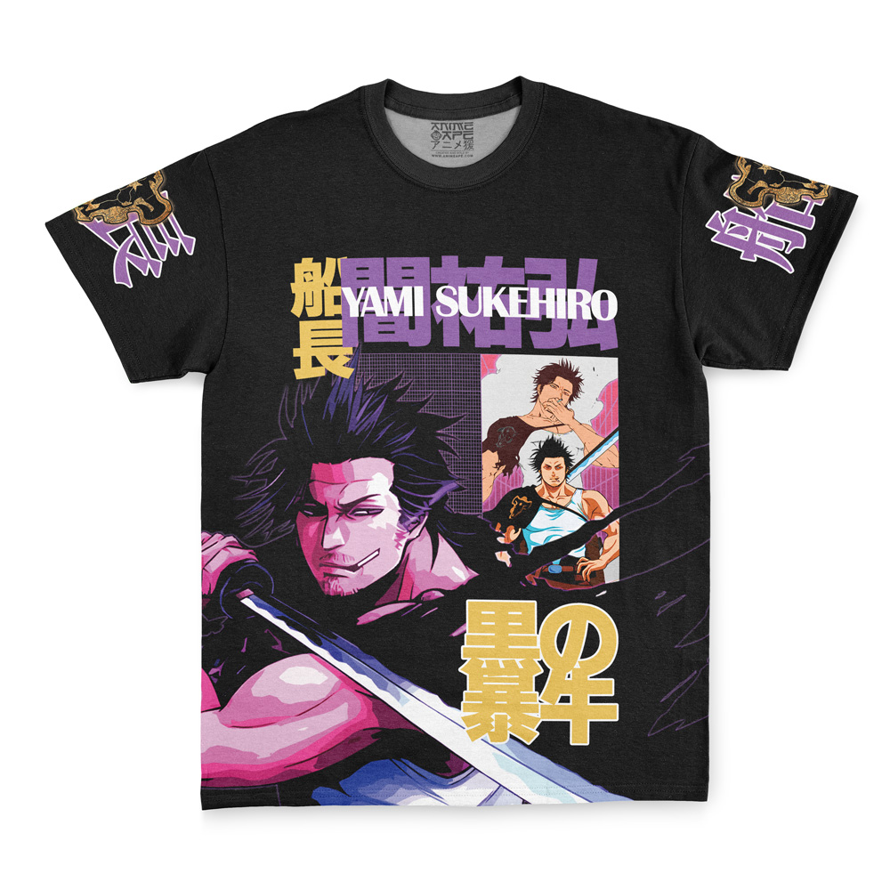 Buildercar - Yami Sukehiro V3 Black Clover Streetwear T-Shirt