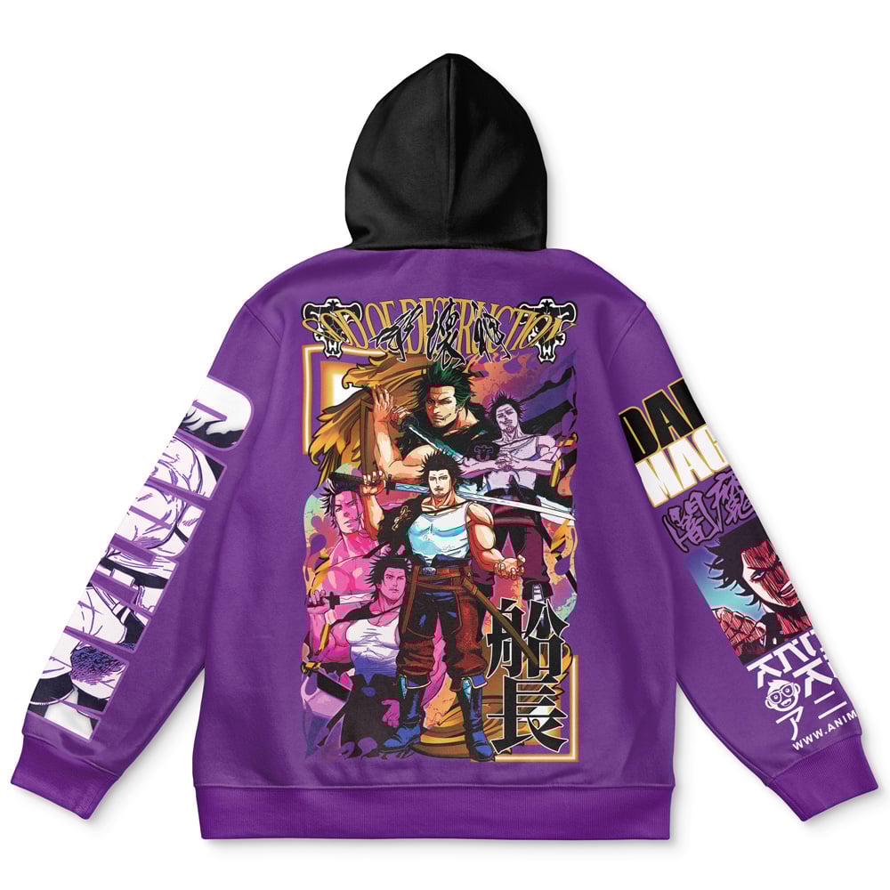 Buildercar - Yami Sukehiro V4 Black Clover Streetwear Hoodie