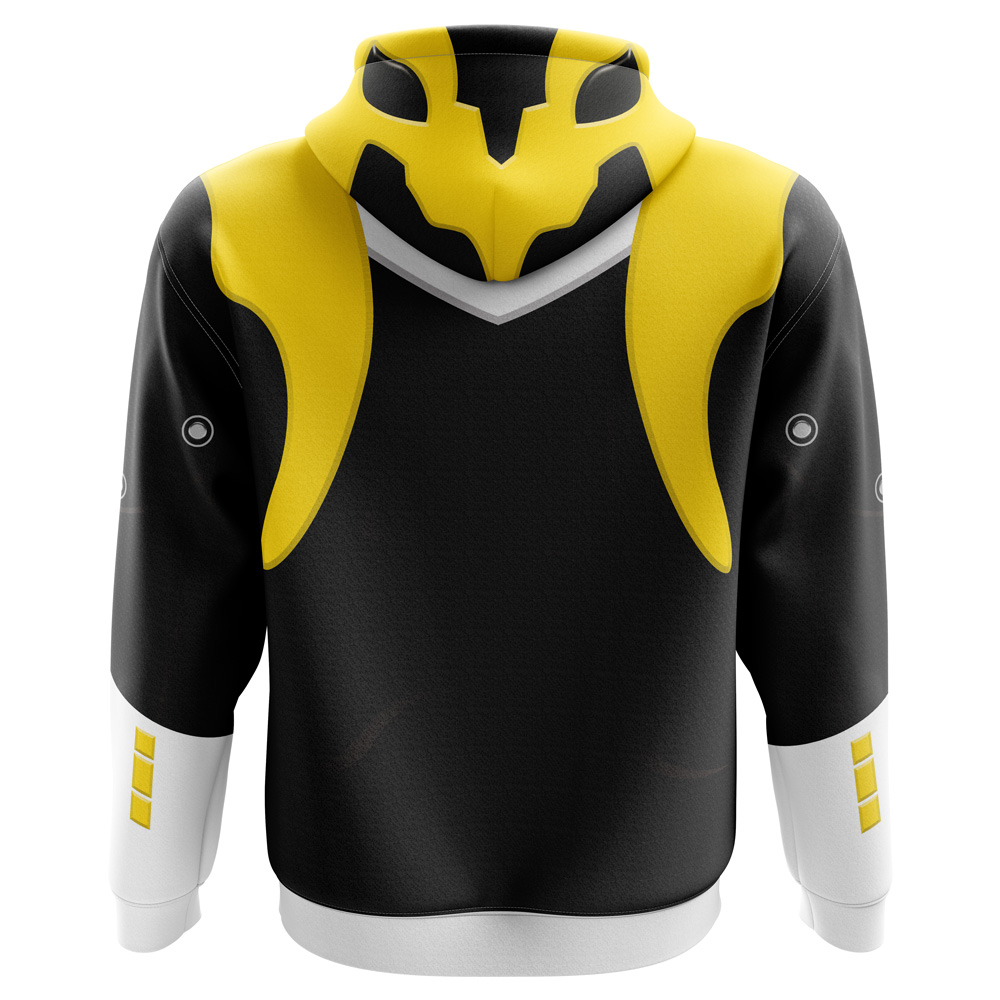 Buildercar - Yellow Psycho Rangers Hoodie - Image 2