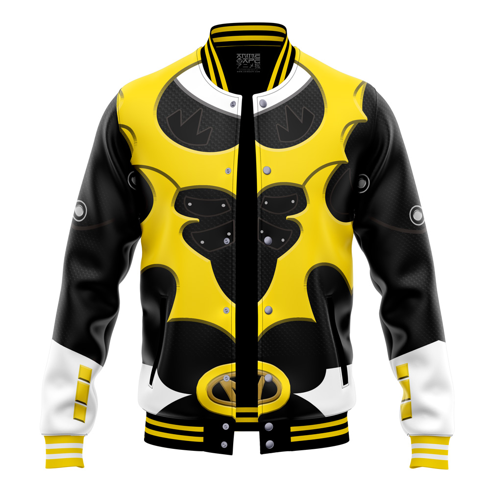 Buildercar - Yellow Psycho Rangers Varsity Jacket