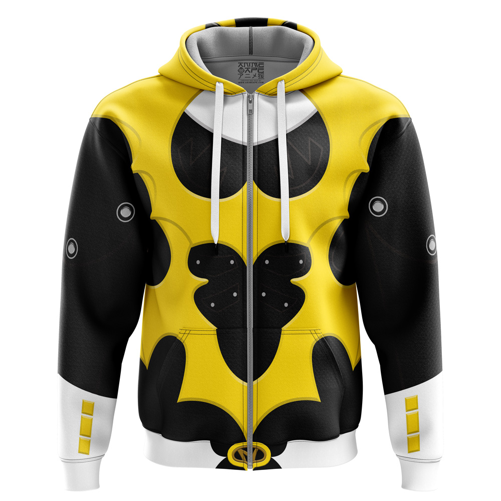 Buildercar - Yellow Psycho Rangers Zip Hoodie Jacket