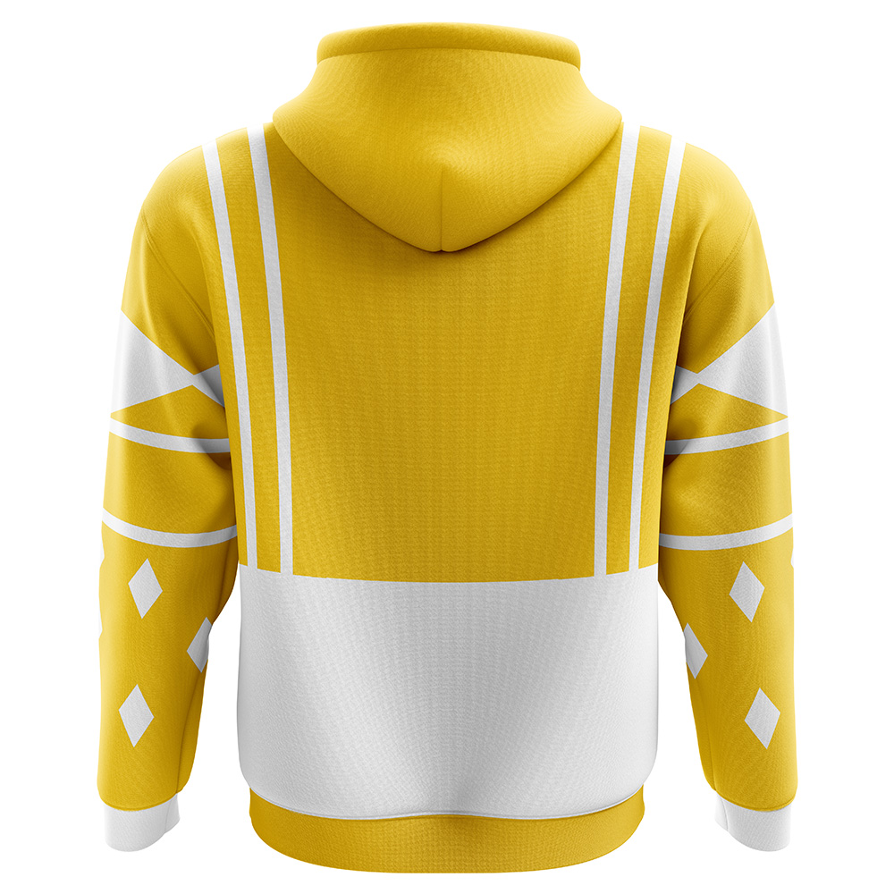 Buildercar - Yellow Ranger Ninjetti Rangers Hoodie - Image 2