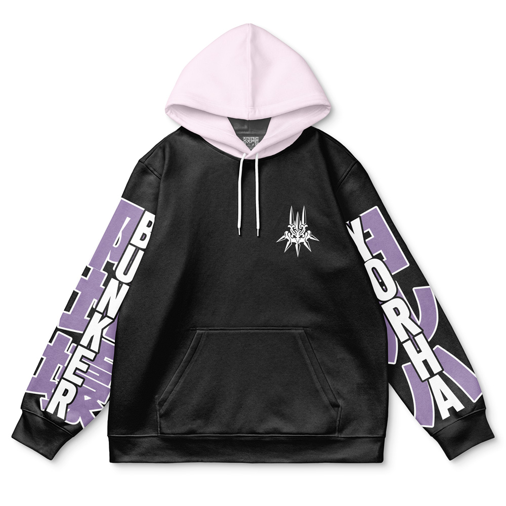 Buildercar - Yorha Units Nier Automata Streetwear Hoodie - Image 2