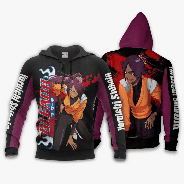 Buildercar - Yoruichi Shihoin Anime Manga Bleach For Men And Women 3d Hoodie