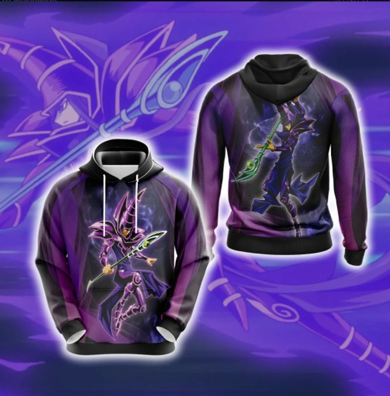 Buildercar - Yu-gi-oh! Dark Magician Over Print 3d Hoodie