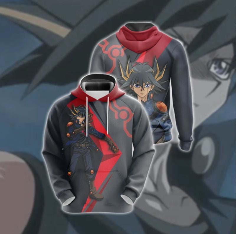 Buildercar - Yu Gi Oh Fudo Yusei Over Print 3d Hoodie