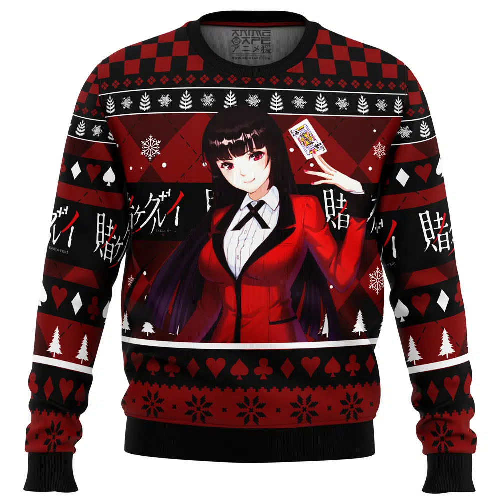 Buildercar - Yumeko Kakegurui Ugly Christmas Sweater