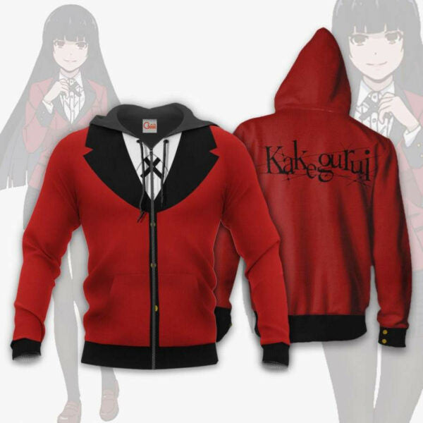 Buildercar - Yumeko Uniform Kakegurui Anime 2k982 Fan Gift Stylist Unisex Cartoon 3d Hoodie 1784