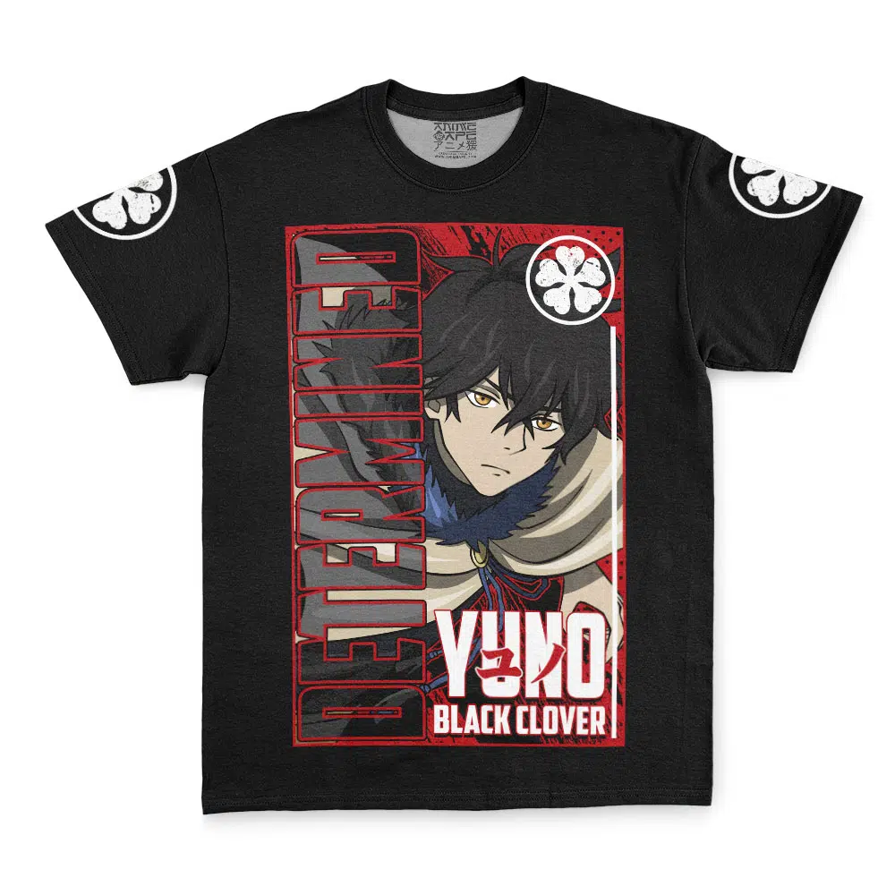 Buildercar - Yuno Determined Black Clover Streetwear T-Shirt