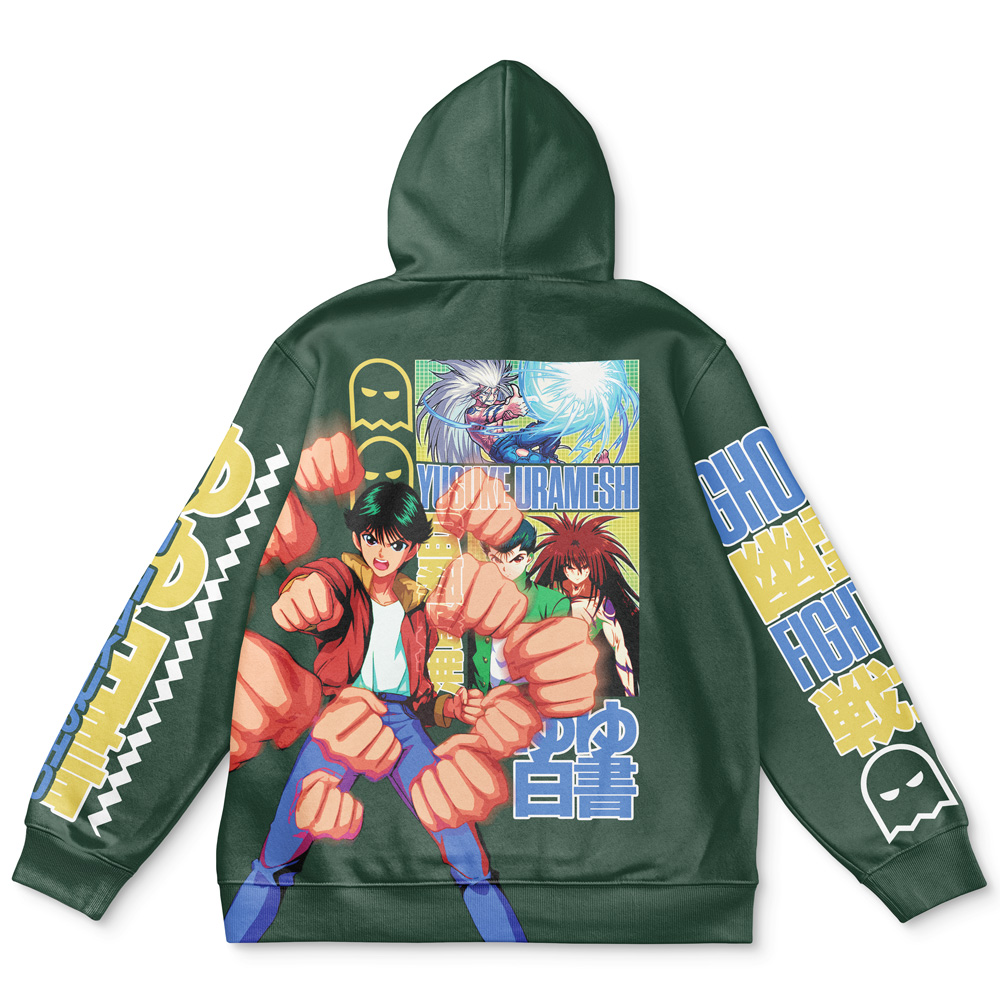 Buildercar - Yusuke Urameshi V3 Yuyu Hakusho Streetwear Hoodie