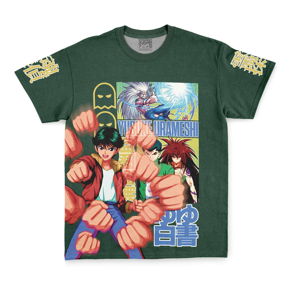 Buildercar - Yusuke Urameshi V3 Yuyu Hakusho Streetwear T-Shirt