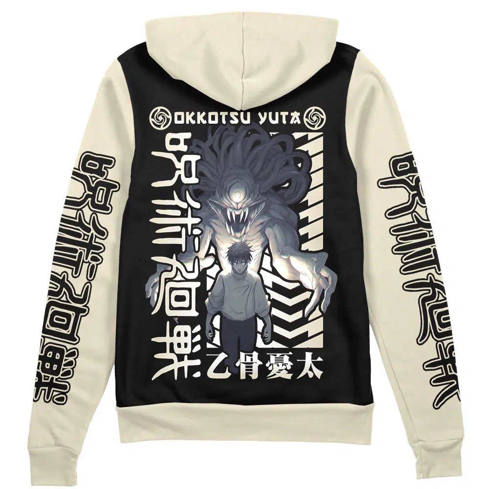 Buildercar - Yuta Okkotsu Jujutsu Kaisen Streetwear Zip Hoodie Jacket