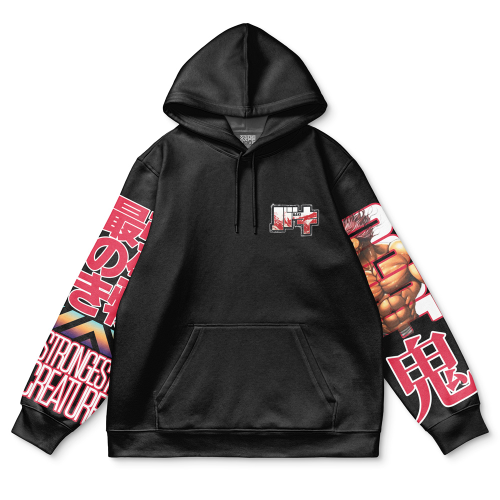 Buildercar - Yuujirou Hanma Baki Streetwear Hoodie - Image 2