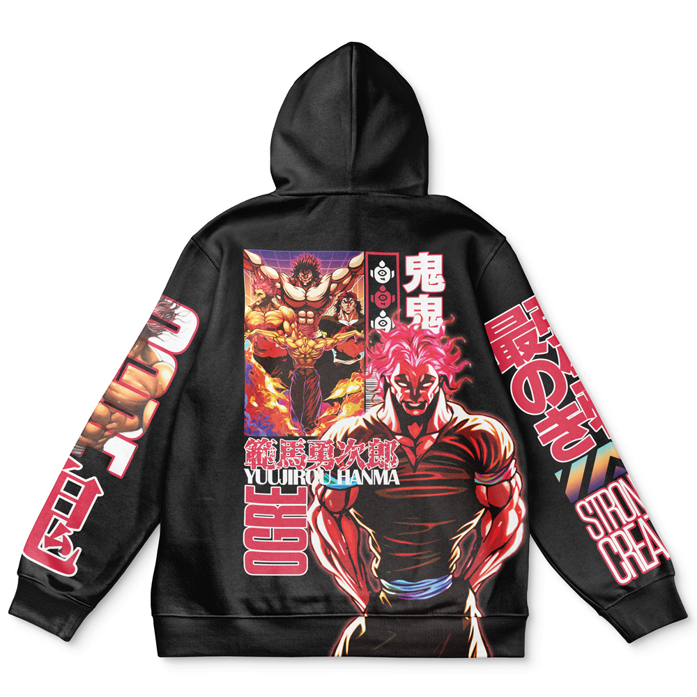 Buildercar - Yuujirou Hanma Baki Streetwear Hoodie