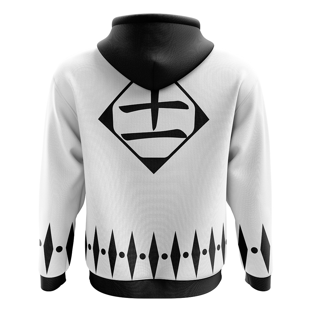 Buildercar - Zaraki Kenpachi Bleach Zip Hoodie Jacket - Image 2