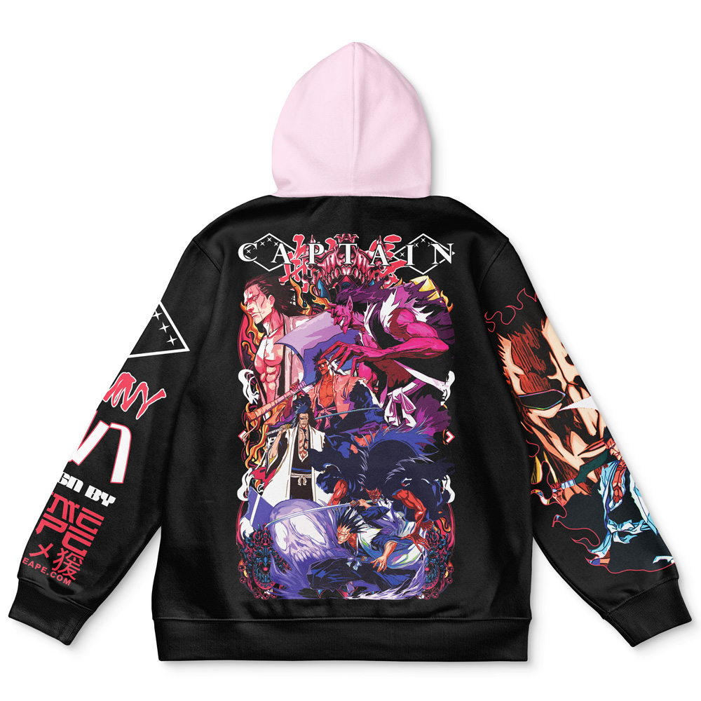 Buildercar - Zaraki Kenpachi V4 Bleach Streetwear Hoodie