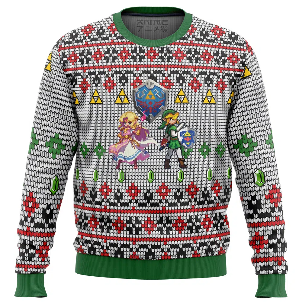 Buildercar - Zelda and Link Ugly Christmas Sweater