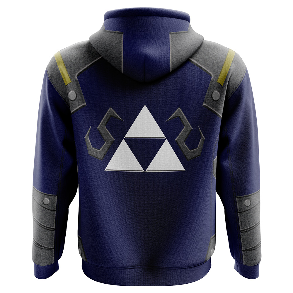 Buildercar - Zelda Shield Style Zelda Hoodie - Image 2