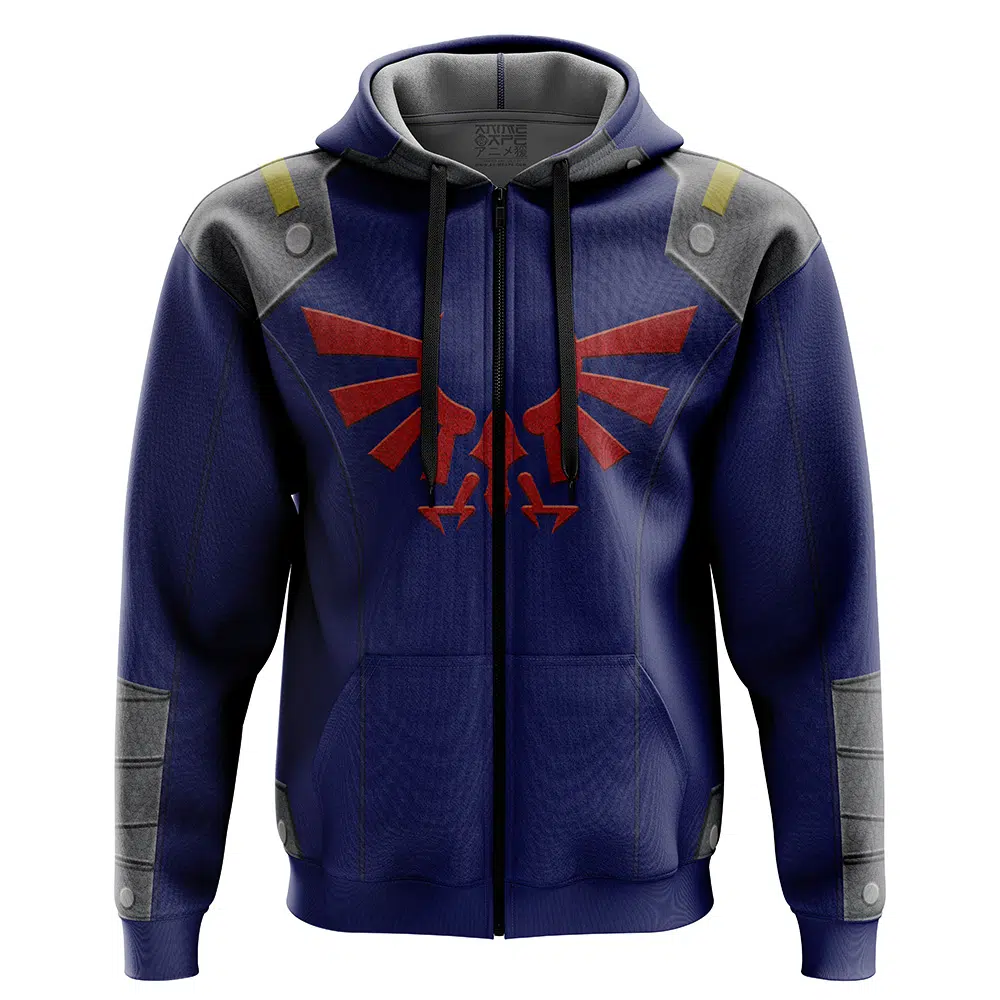 Buildercar - Zelda Shield Style Zelda Zip Hoodie Jacket