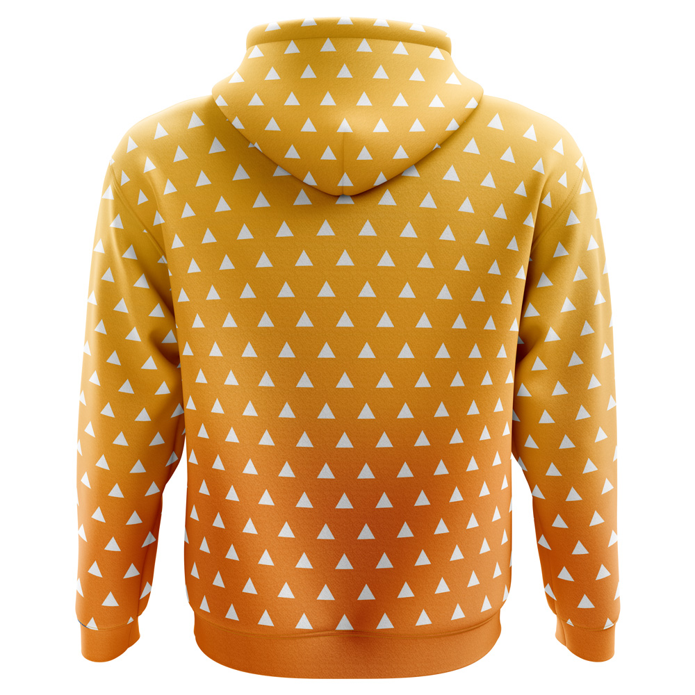 Buildercar - Zenitsu Agatsuma Demon Slayer Hoodie - Image 2
