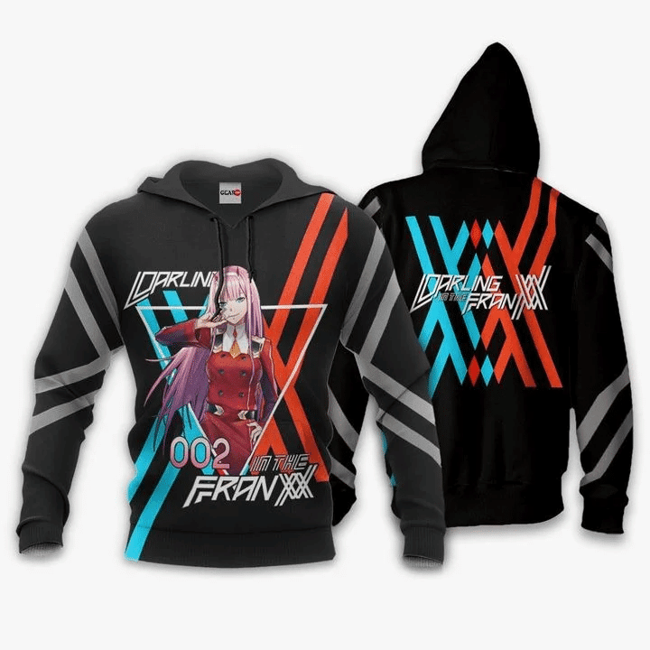 Buildercar - Zero Two Anime Manga Darling In The Franxx For Men And Women 3d Hoodie