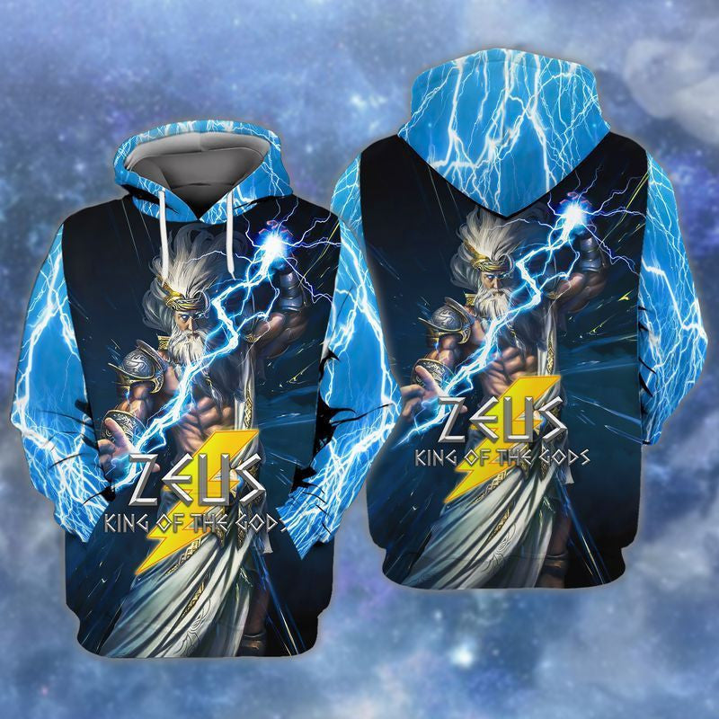 Buildercar - Zeus King Of The Gods For Men And Women 3d Hoodie
