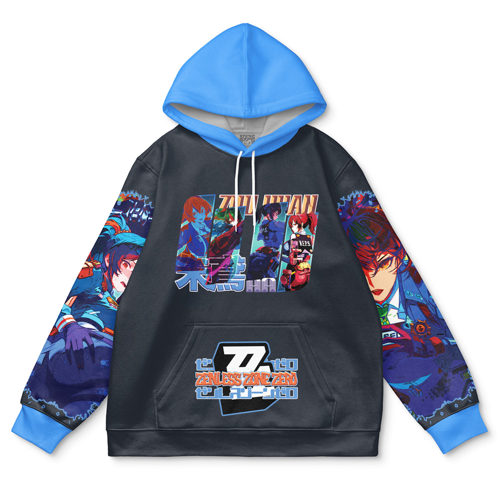 Buildercar - Zhu Yuan Zenless Zone Zero Streetwear Hoodie - Image 2