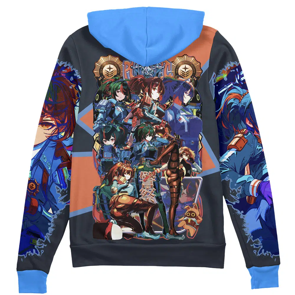 Buildercar - Zhu Yuan Zenless Zone Zero Streetwear Zip Hoodie Jacket