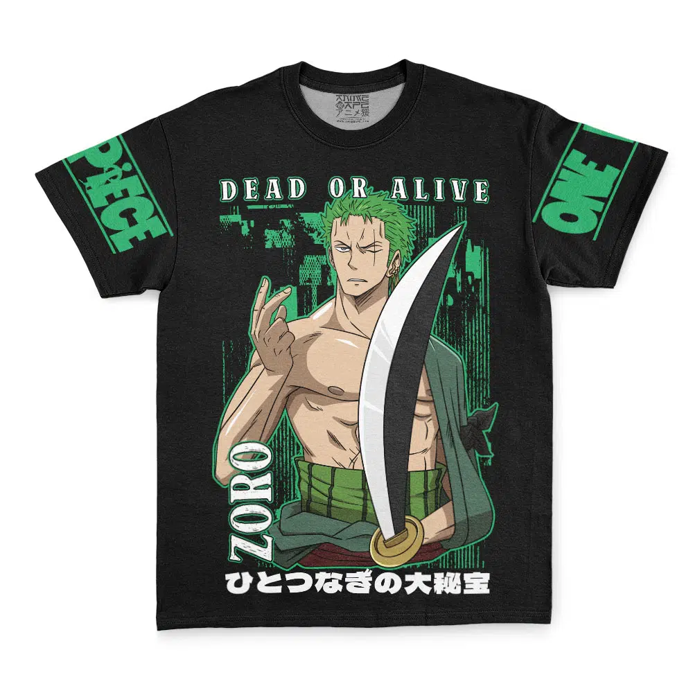 Buildercar - Zoro Dead Or Alive One Piece Streetwear T-Shirt