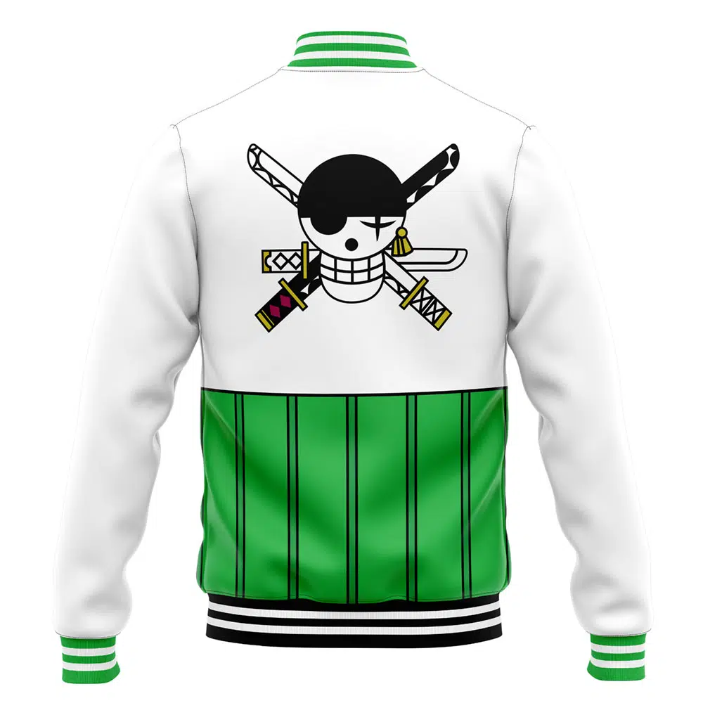 Buildercar - Zoro One Piece Varsity Jacket