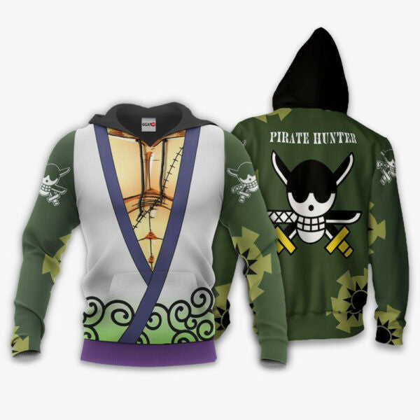 Buildercar - Zoro Wano Arc One Piece Anime 1k697 Fan Gift Stylist Unisex Cartoon Graphic Outfits Aop 3d Hoodie 1920