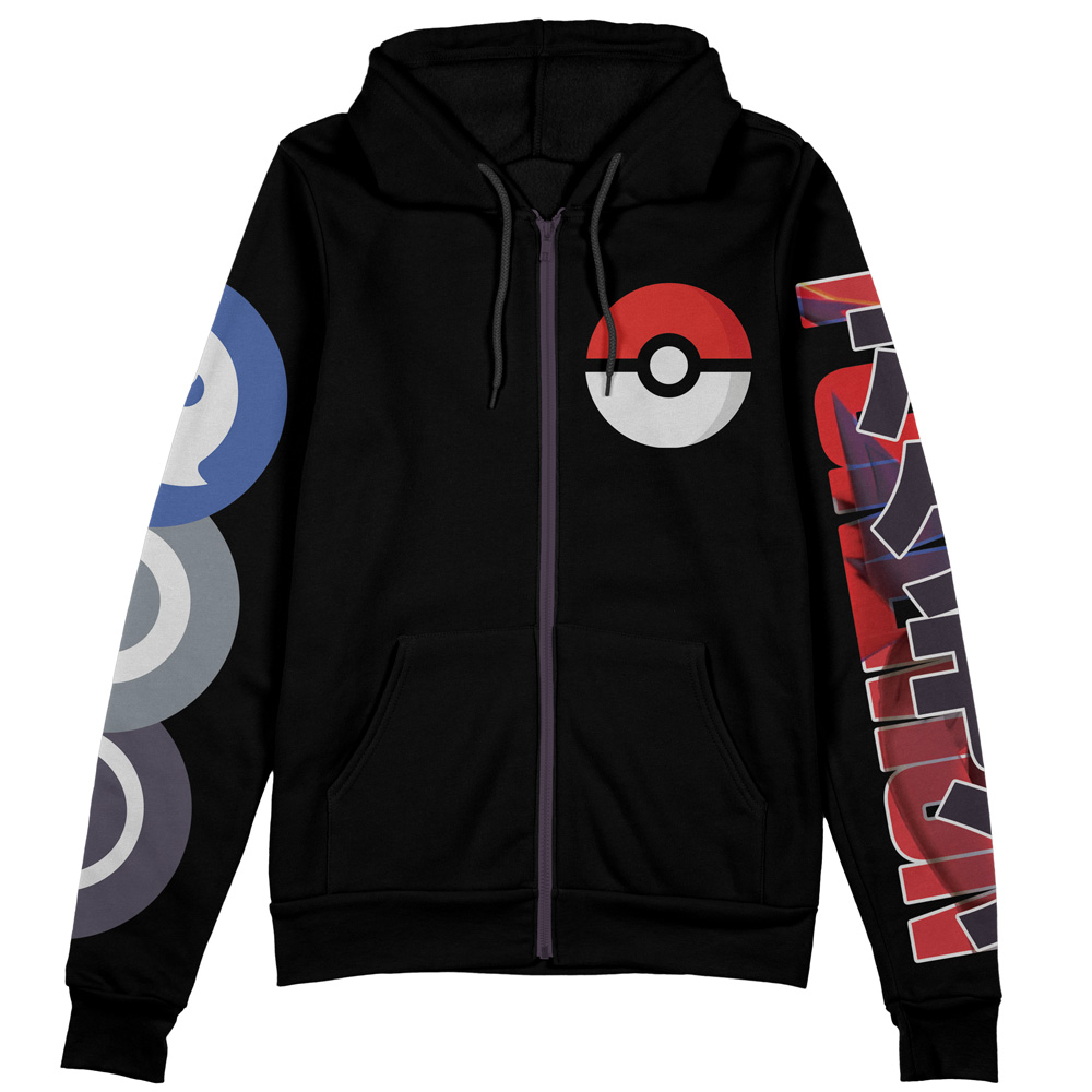 Buildercar - Zoroark Pokemon Streetwear Zip Hoodie Jacket - Image 2