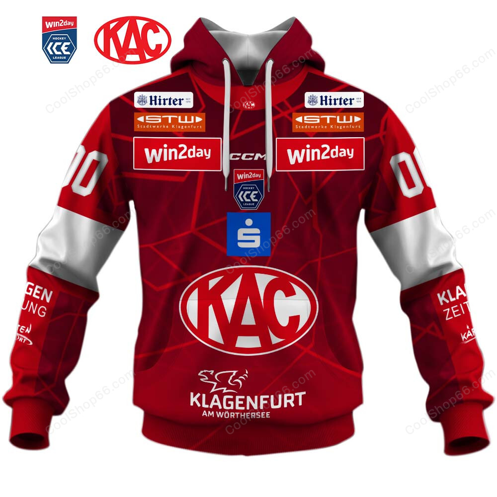 EC KAC ICEHL 2526 Home Jersey Hockey Hoodie